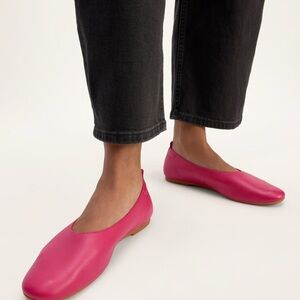 Everlane Day Glove Flats - Red Currant (Size 8)
